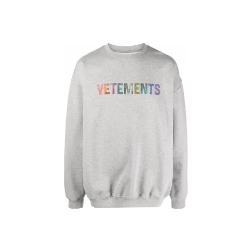 Vetements Серый Унисекс Свитшоты