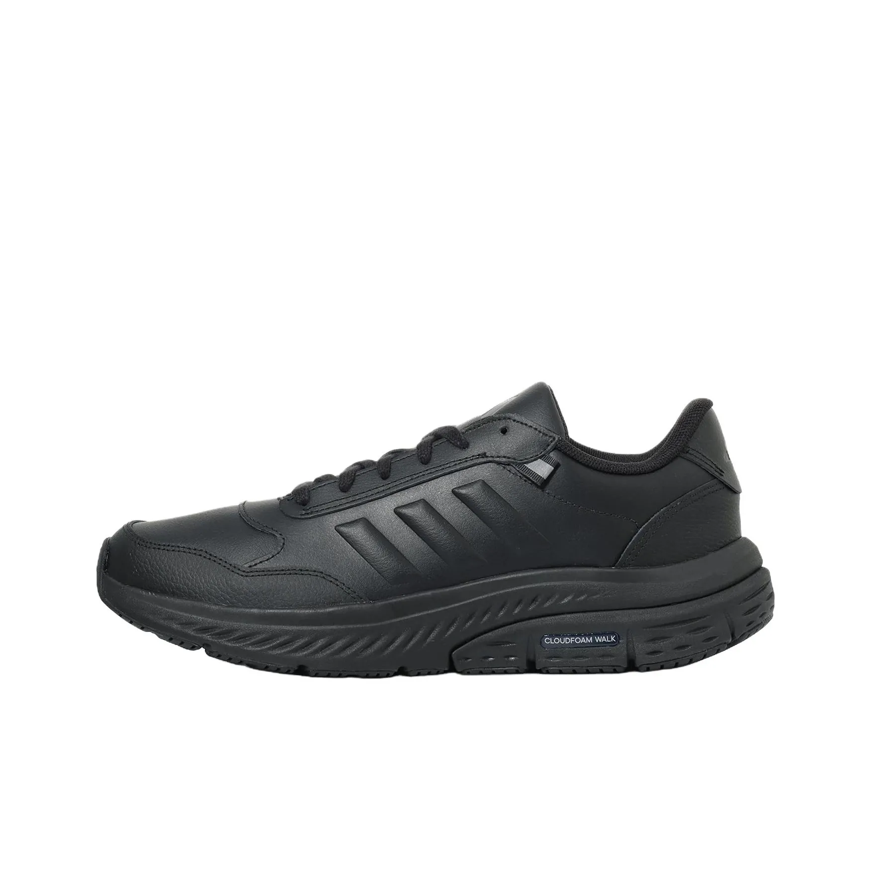 Adidas CLOUDFOAM STEP Anti Slip Wear Resistant Low Top Casual Shoes Men's Black
