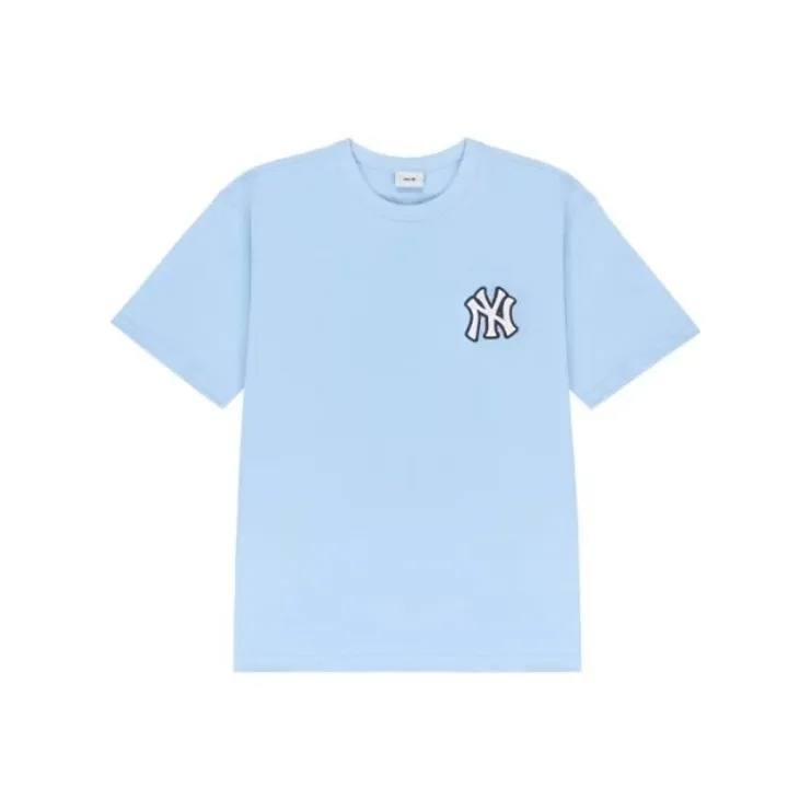 MLB New York Yankees Old Flower T-Shirt Унисекс Синий