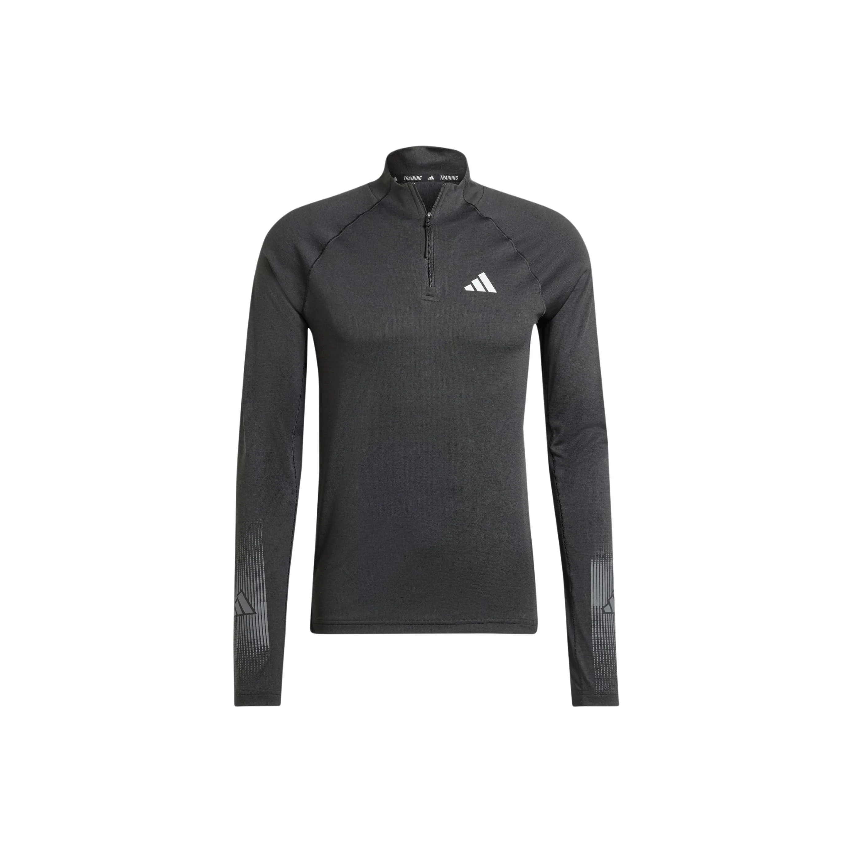 Adidas Gym+AEROREADY BRANDLOVE 1/4 ZIP SHIRT T Shirt Men Black