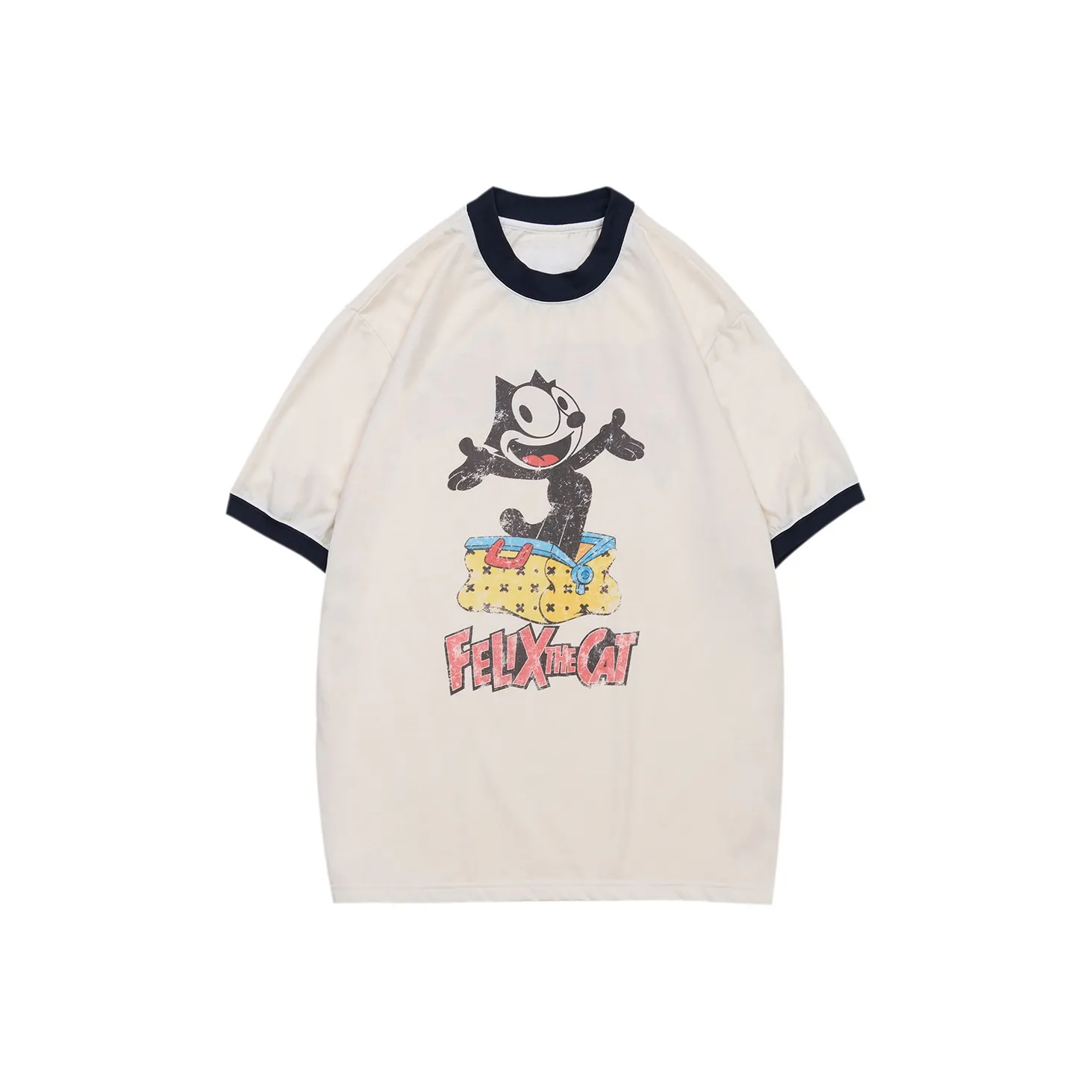 XVESSEL FELIX Кошка Co Branded Series Белый Унисекс T Рубашки
