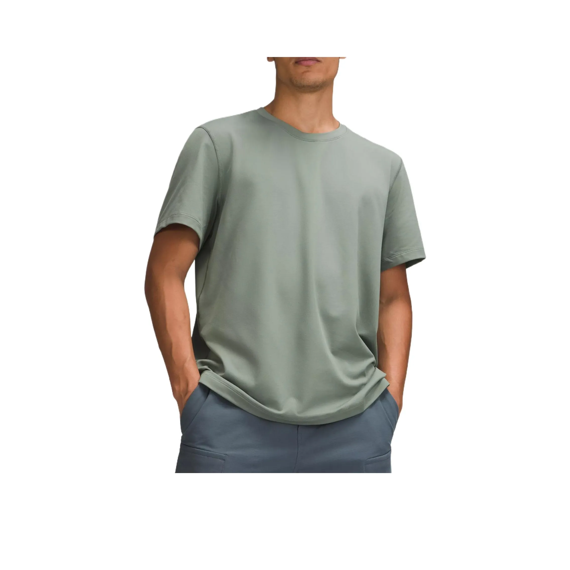 lululemon Soft Jersey T-Shirt Мужская Серый Эвкалипт