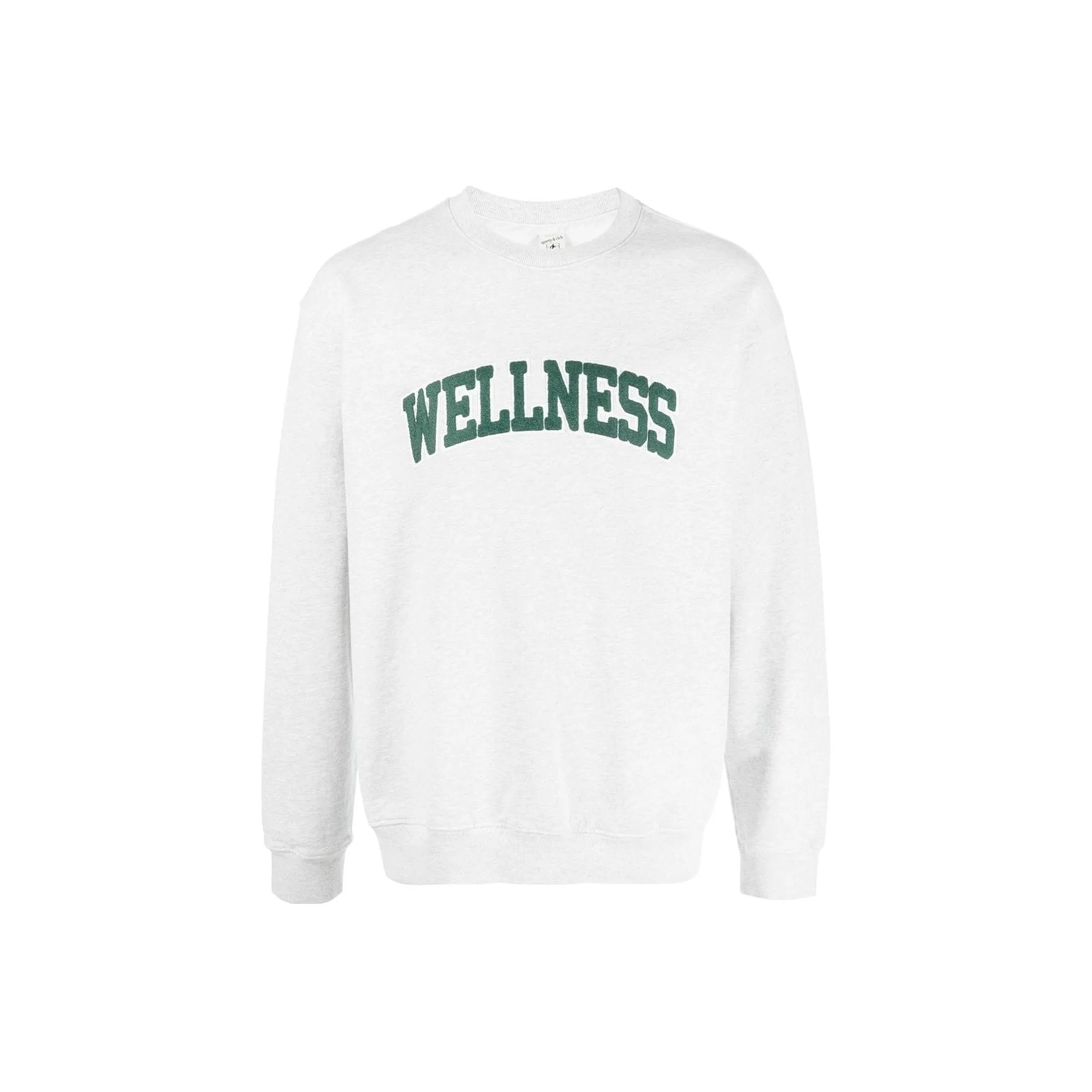 SPORTY & RICH Вересковый серый Унисекс Свитшоты