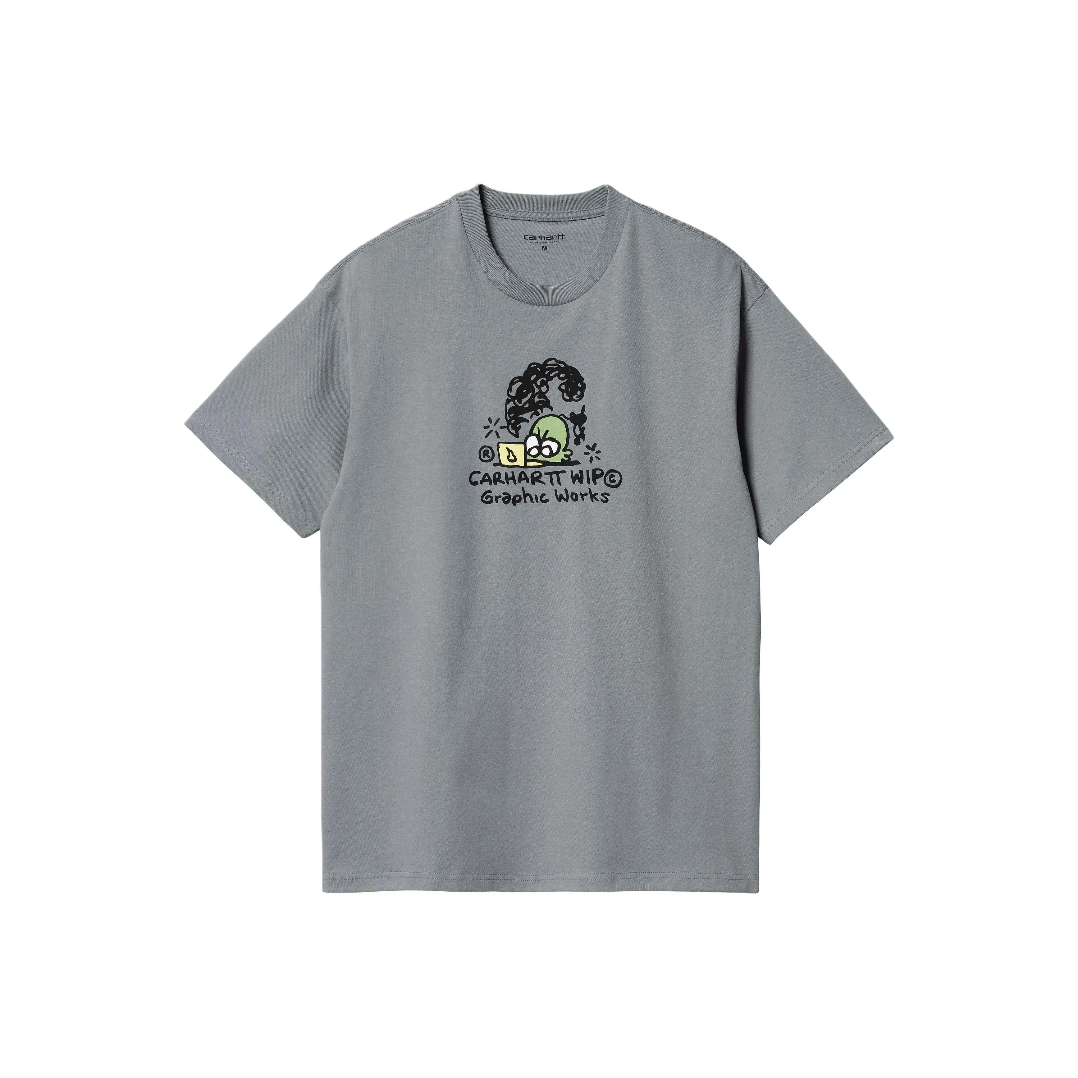 Carhartt WIP FW24 S/S Graphic Works T Shirt T Shirt Unisex Dove Gray