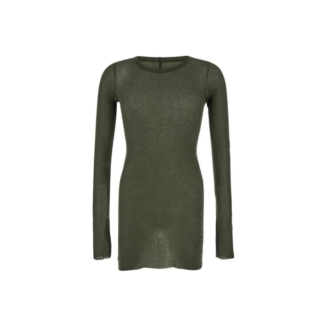 RICK OWENS Long Sleeved Semi Sheer Top