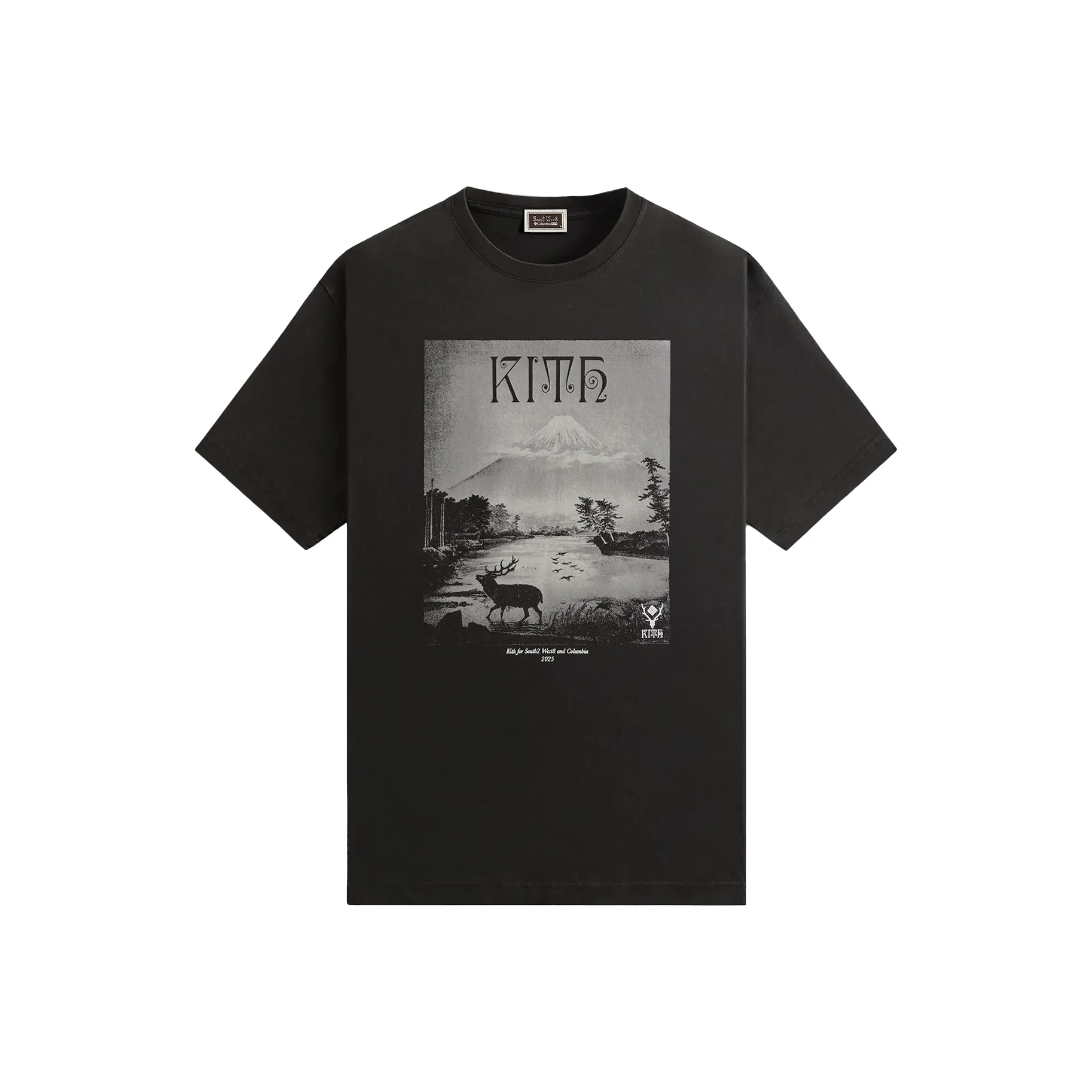 KITH x Columbia T-Shirt Мужской Черный