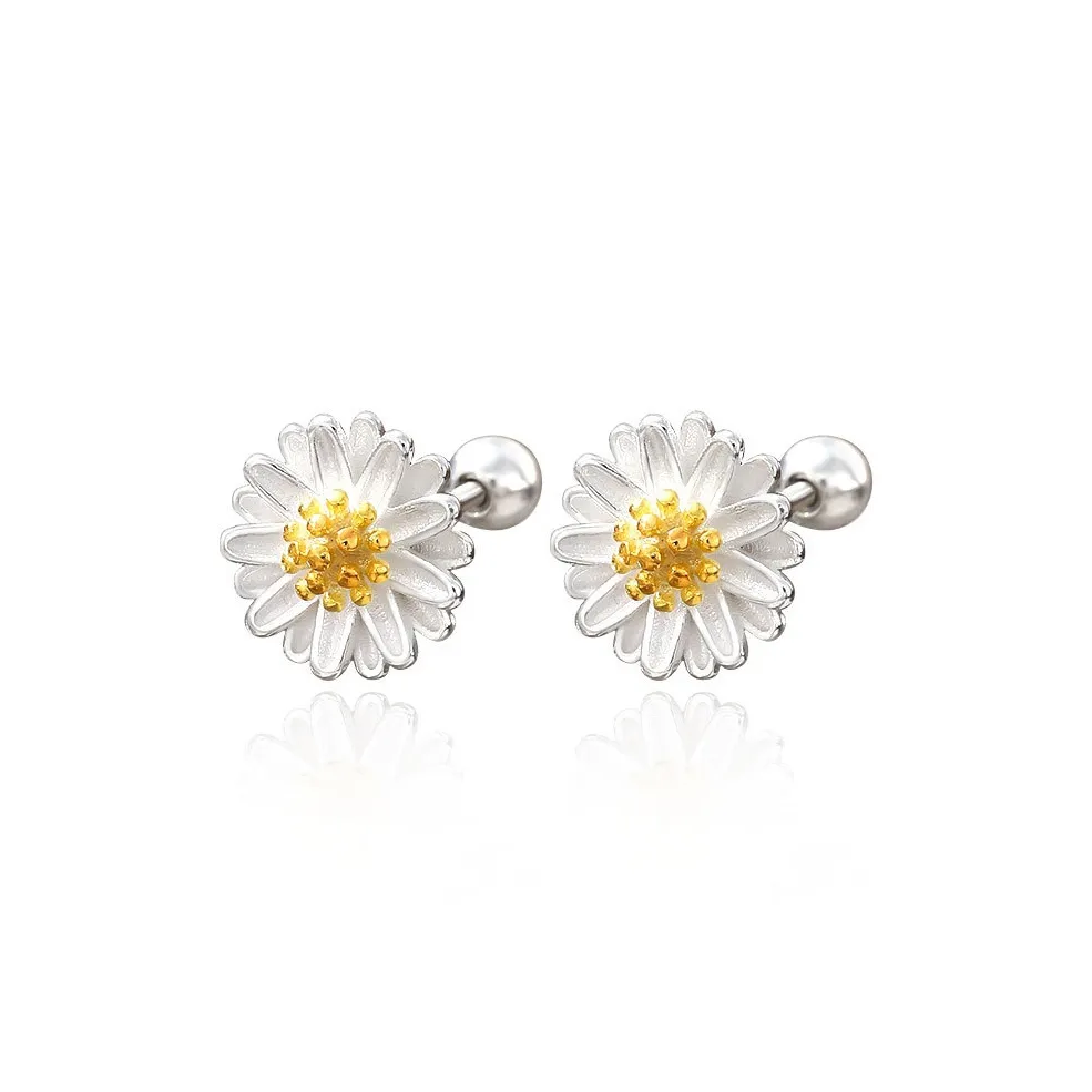 QUIET LOVE S999 Stud Earrings Women's