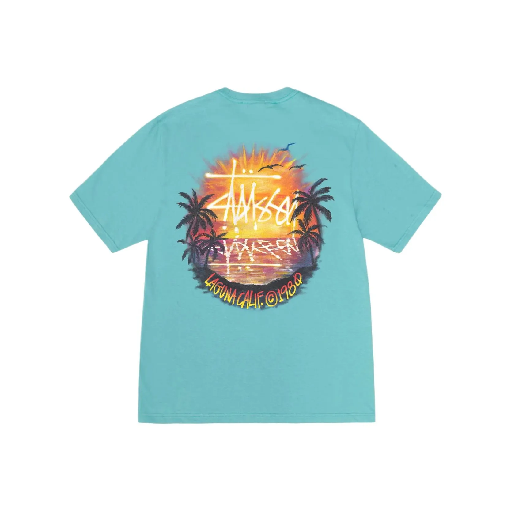 Stussy SS24 Sunset Tee White