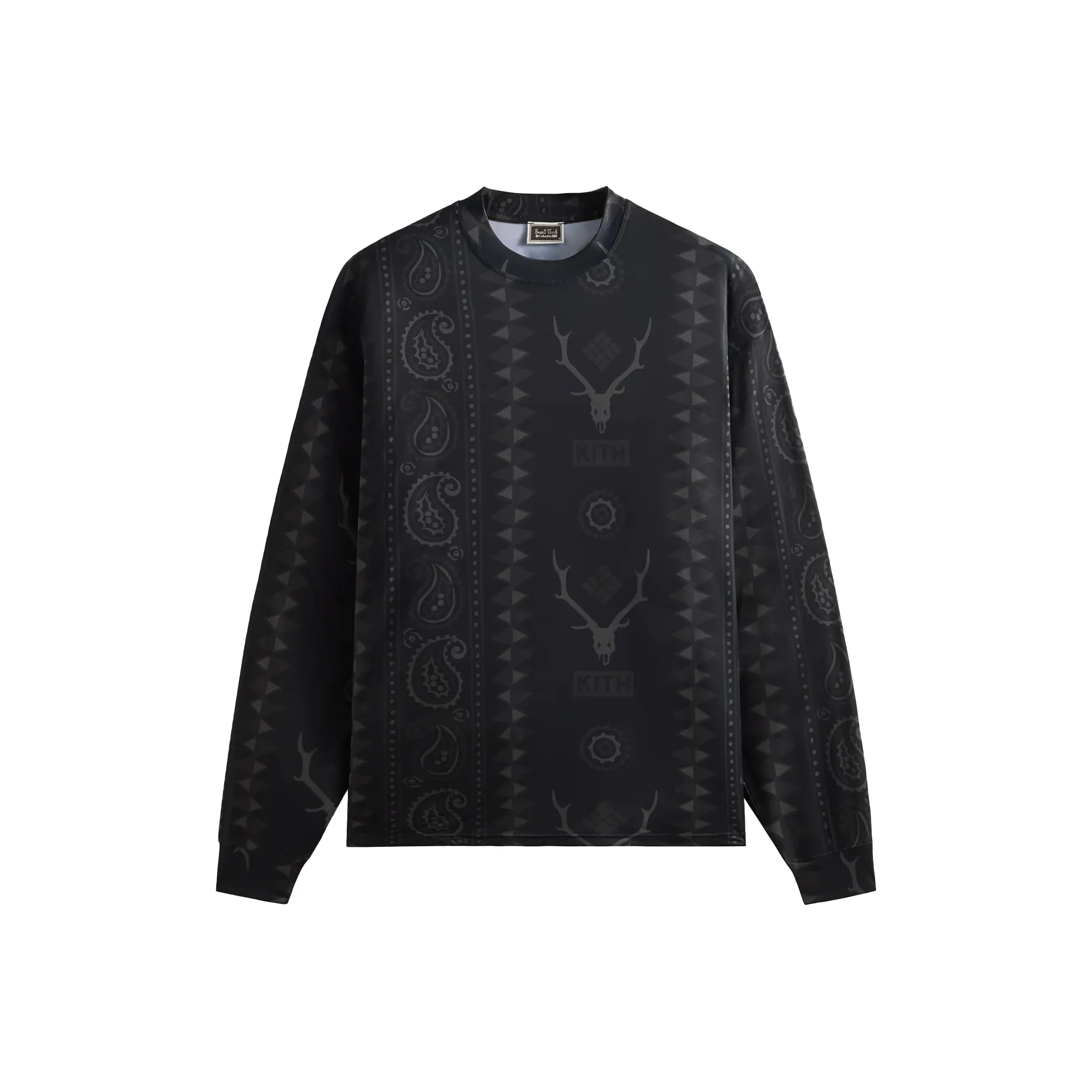 KITH X South2 West8 Columbia Paisley Stripe Terminal Tackle Long Sleeve