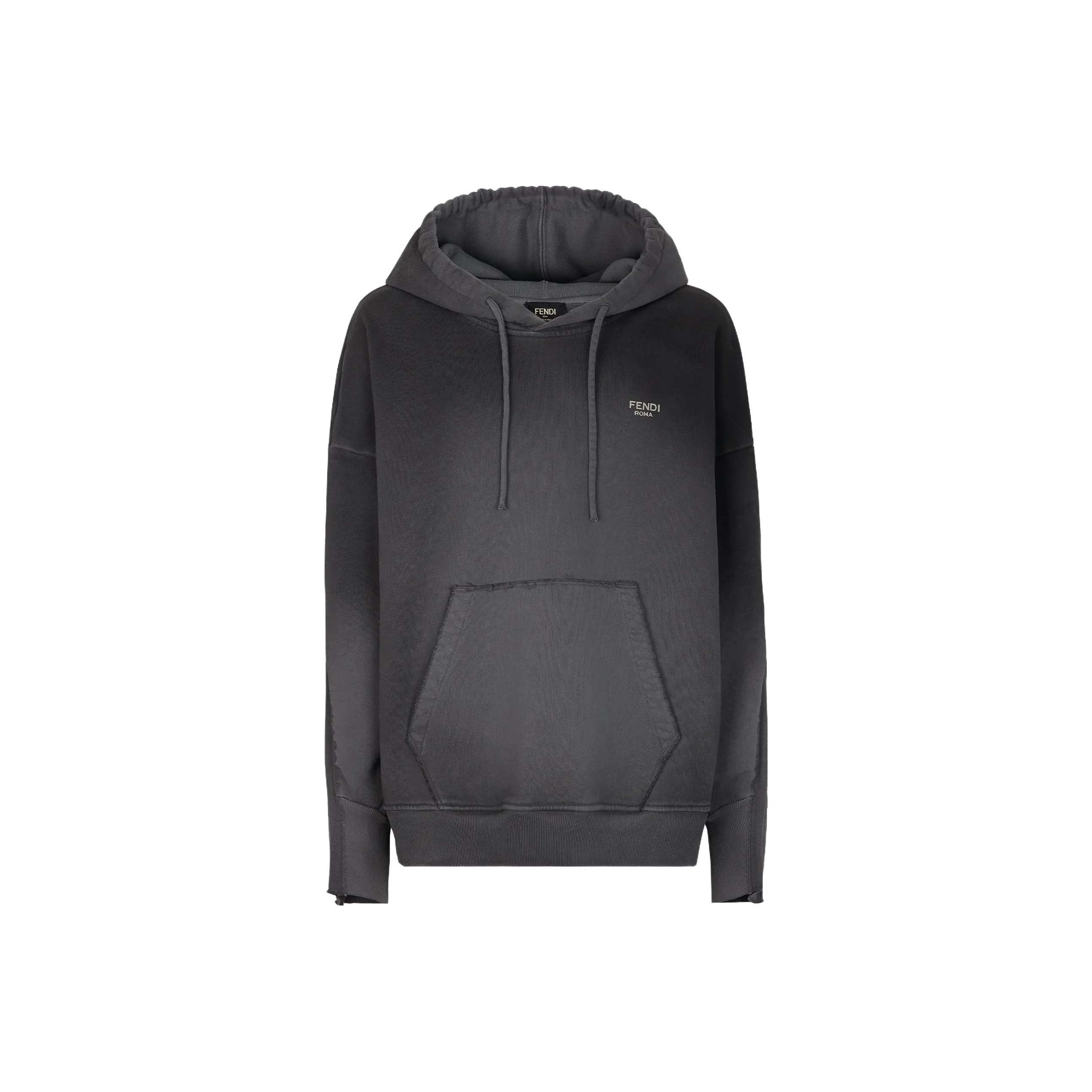 FENDI Logo lettering Cotton Hoodie