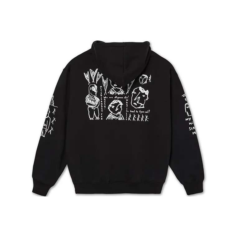 POLAR SKATE CO Черный Унисекс Свитшоты