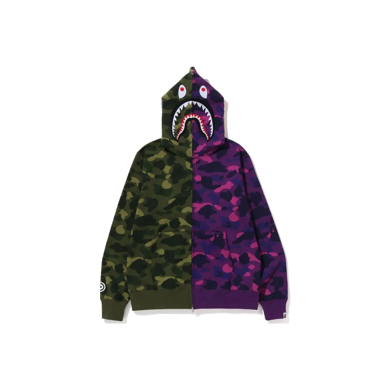 Bape Color Camo Shark Full Zip Hoodie FW22