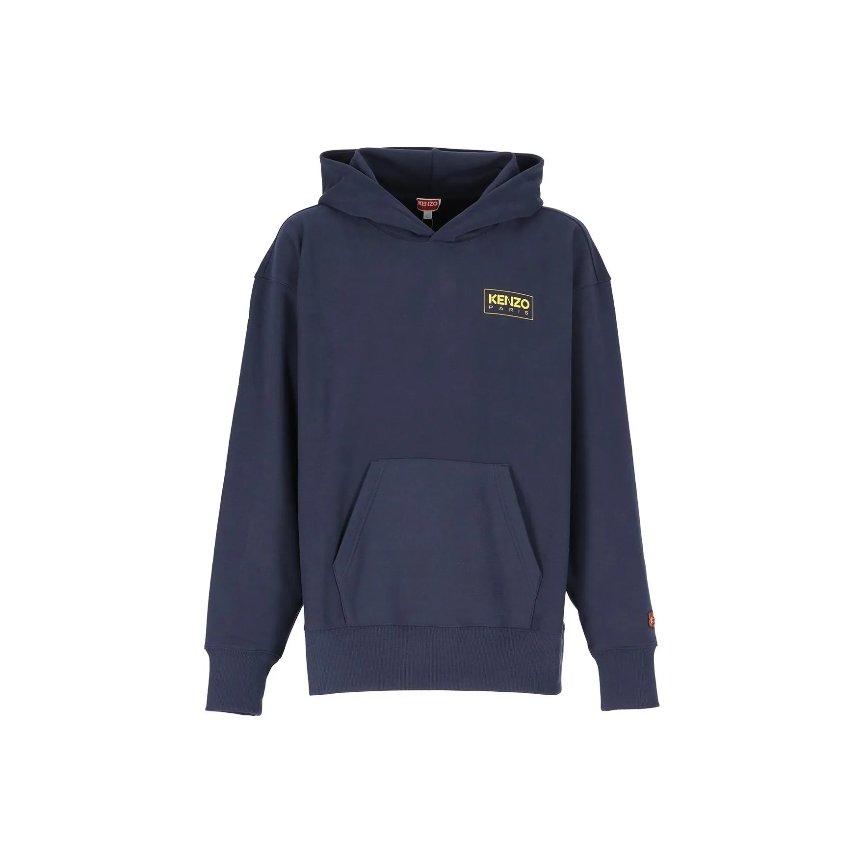 KENZO Logo Printed Pouch Pocket Hoodie