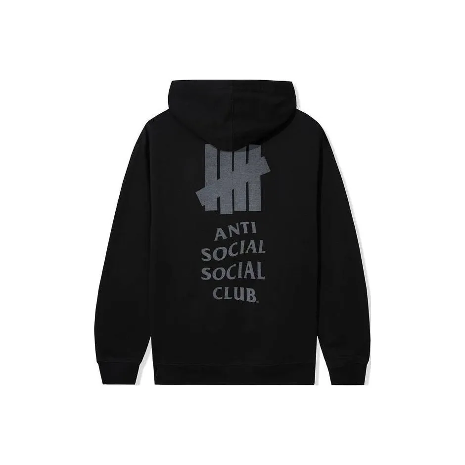UNDEFEATED Anti Social Club Collaboration Sweatshirts Unisex Black