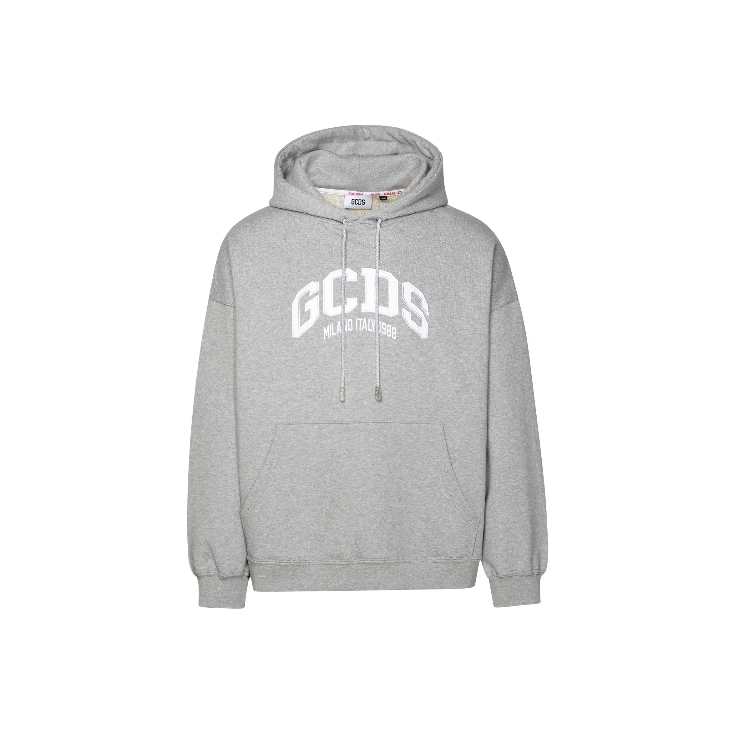 GCDS Flocked Logo Drawstring Hoodie