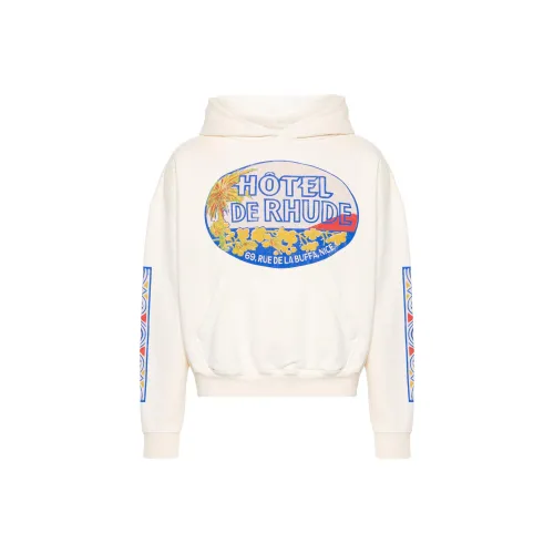 Rhude Белый Мужские Толстовки