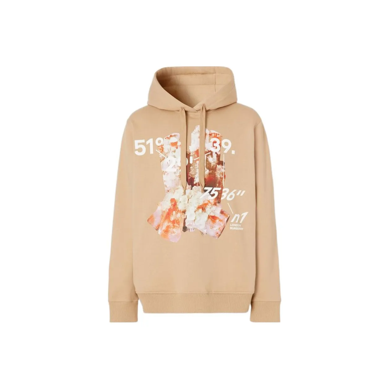 Burberry FW22 Толстовка Мужской Коричневый