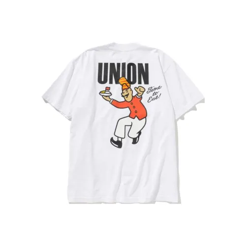 Union Curry Up Collaboration Белая Унисекс Футболка