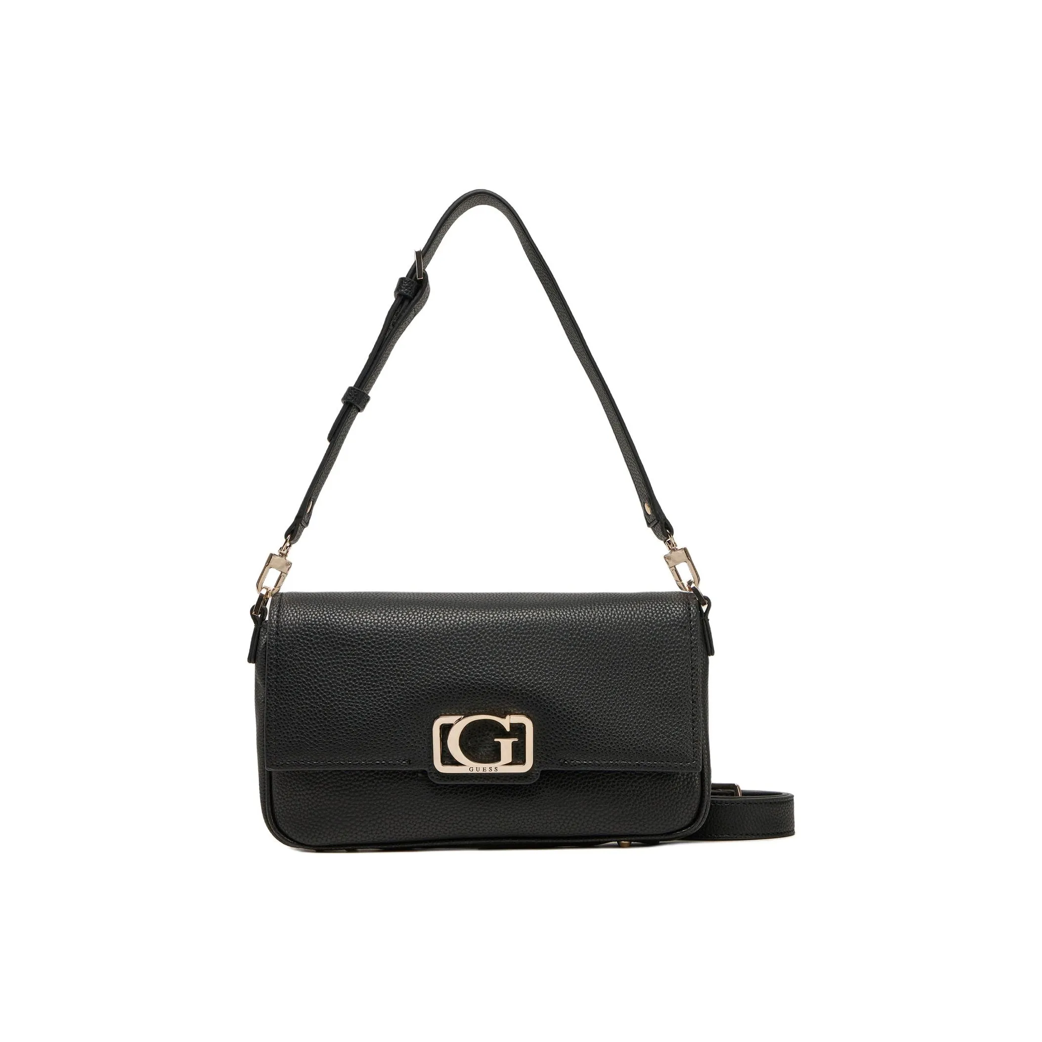 GUESS PU Shoulder Bag Regular Women's Black