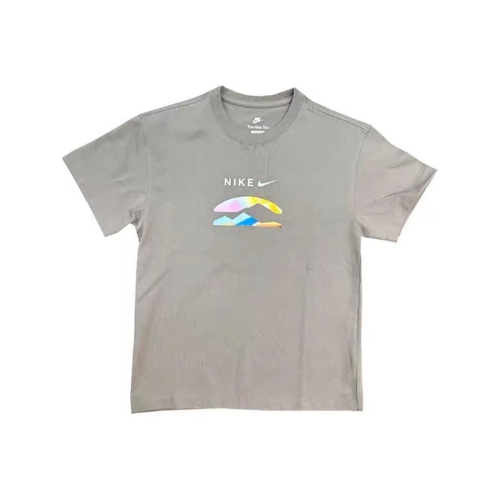 Nike Темно-серый Мужской T-рубашки