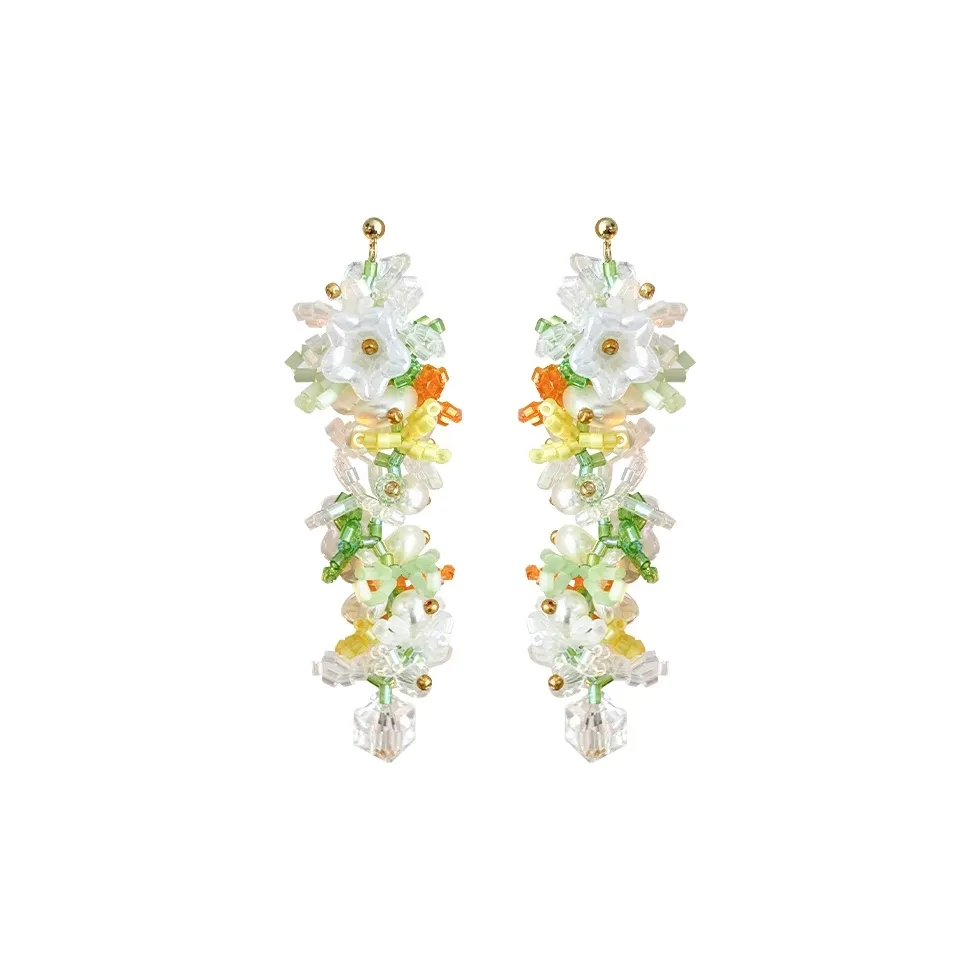 Серьги Peach Tea Crystal женские