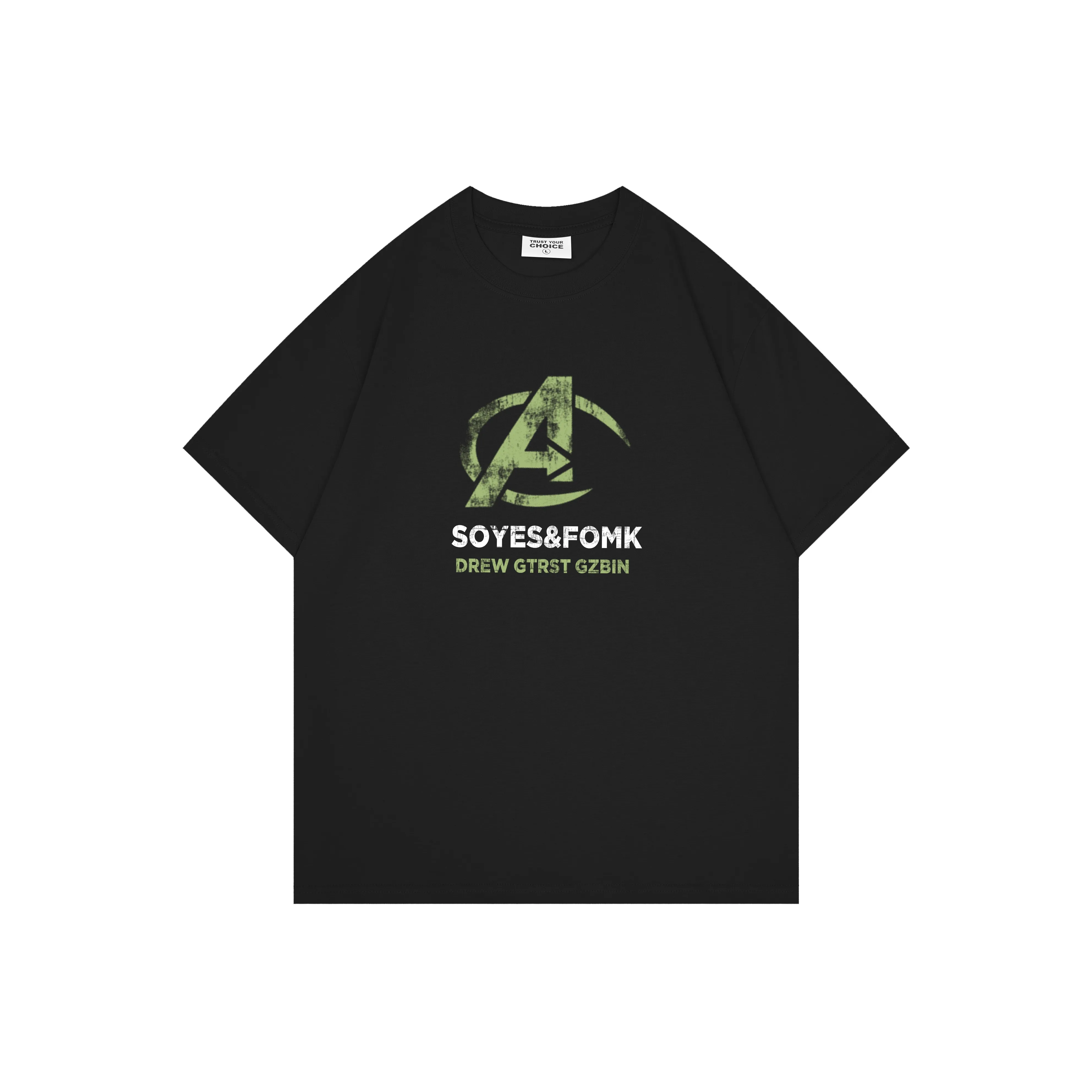 HIPHOPPUNKS Черная унисекс футболка