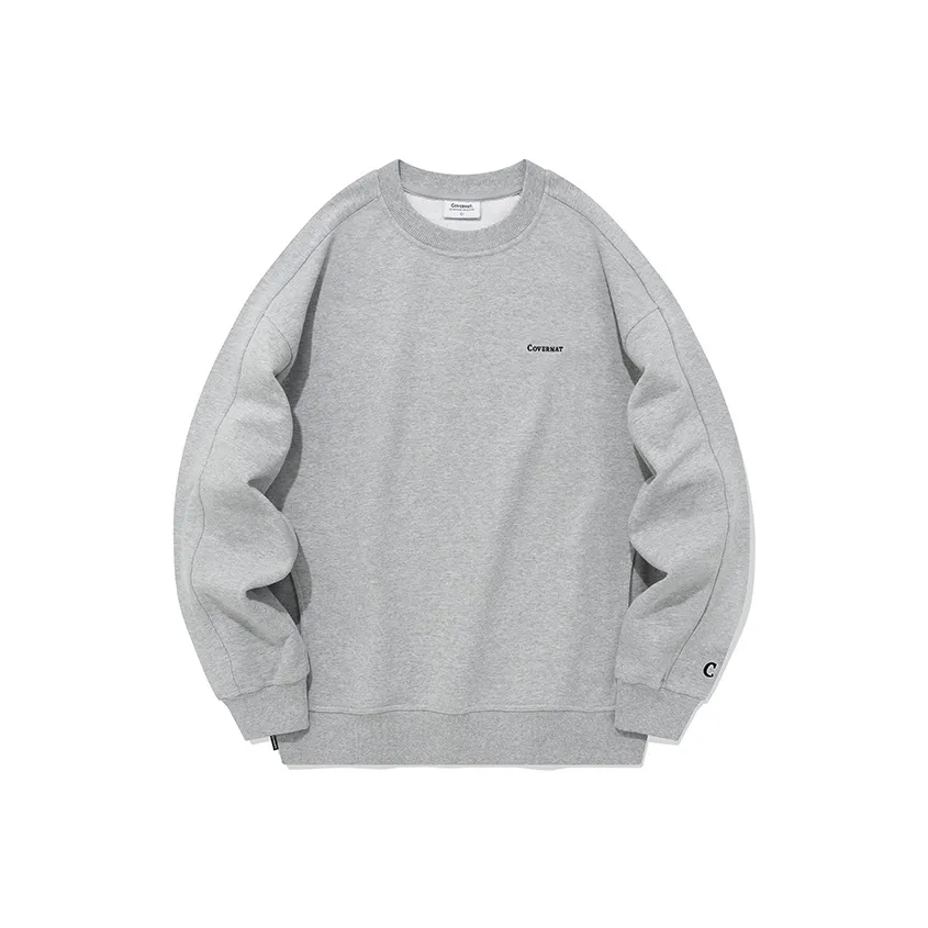 COVERNAT Sweatshirts Unisex White Gray