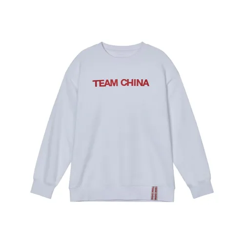 TEAM CHINA Белая Унисекс Толстовка