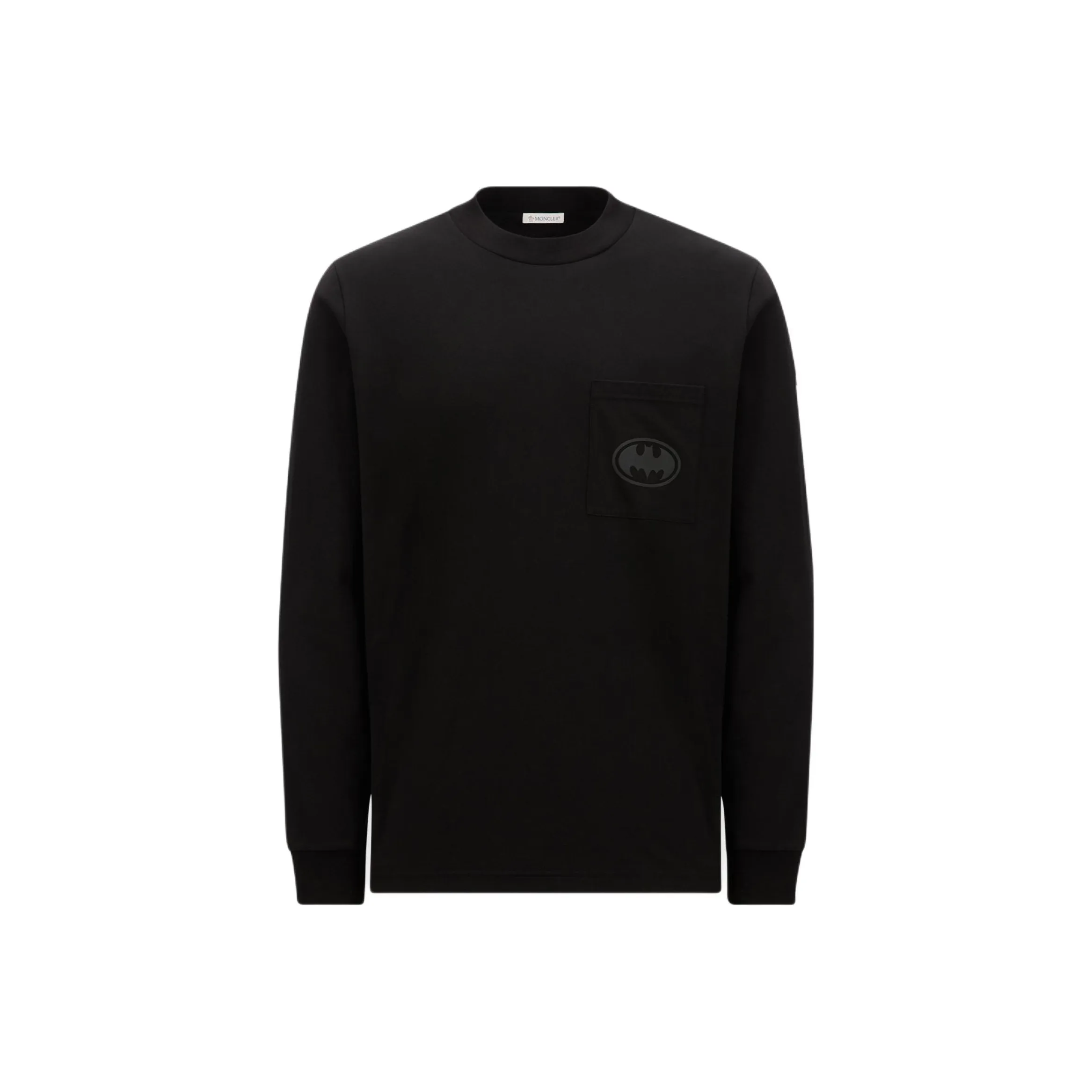 Moncler Batman Motif Long Sleeve T Shirt