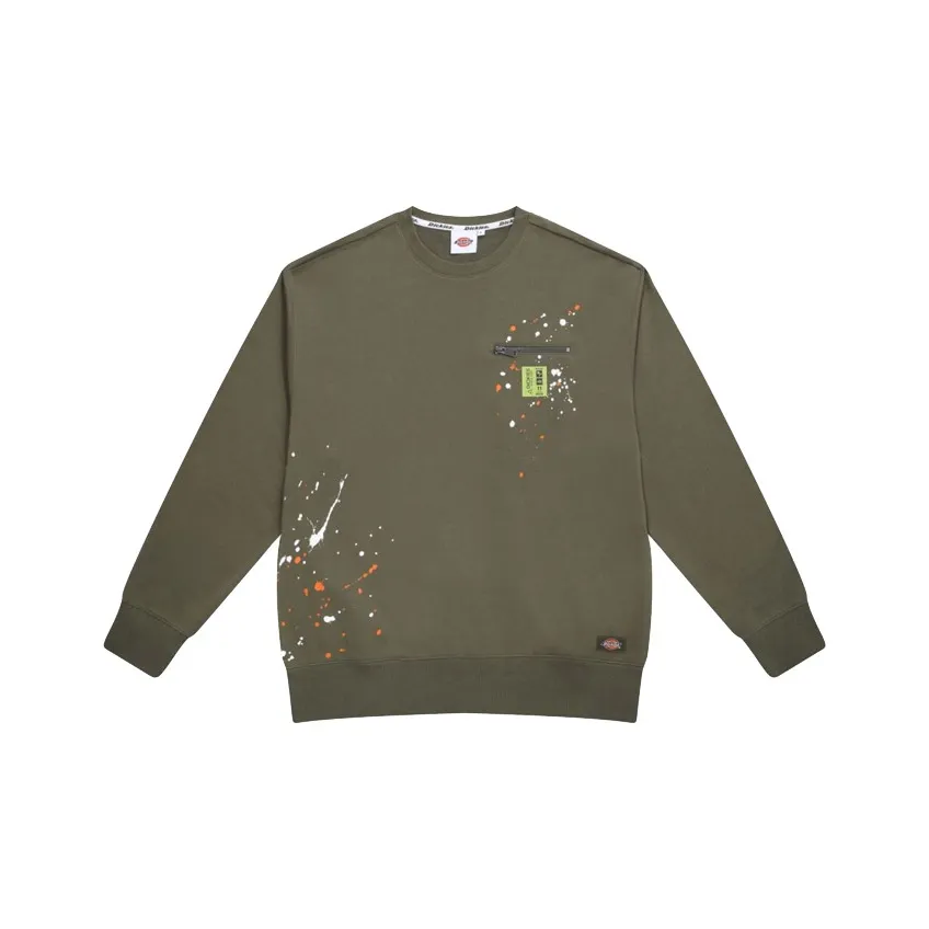 Dickies FW22 Толстовка Мужская Армейский Зеленый