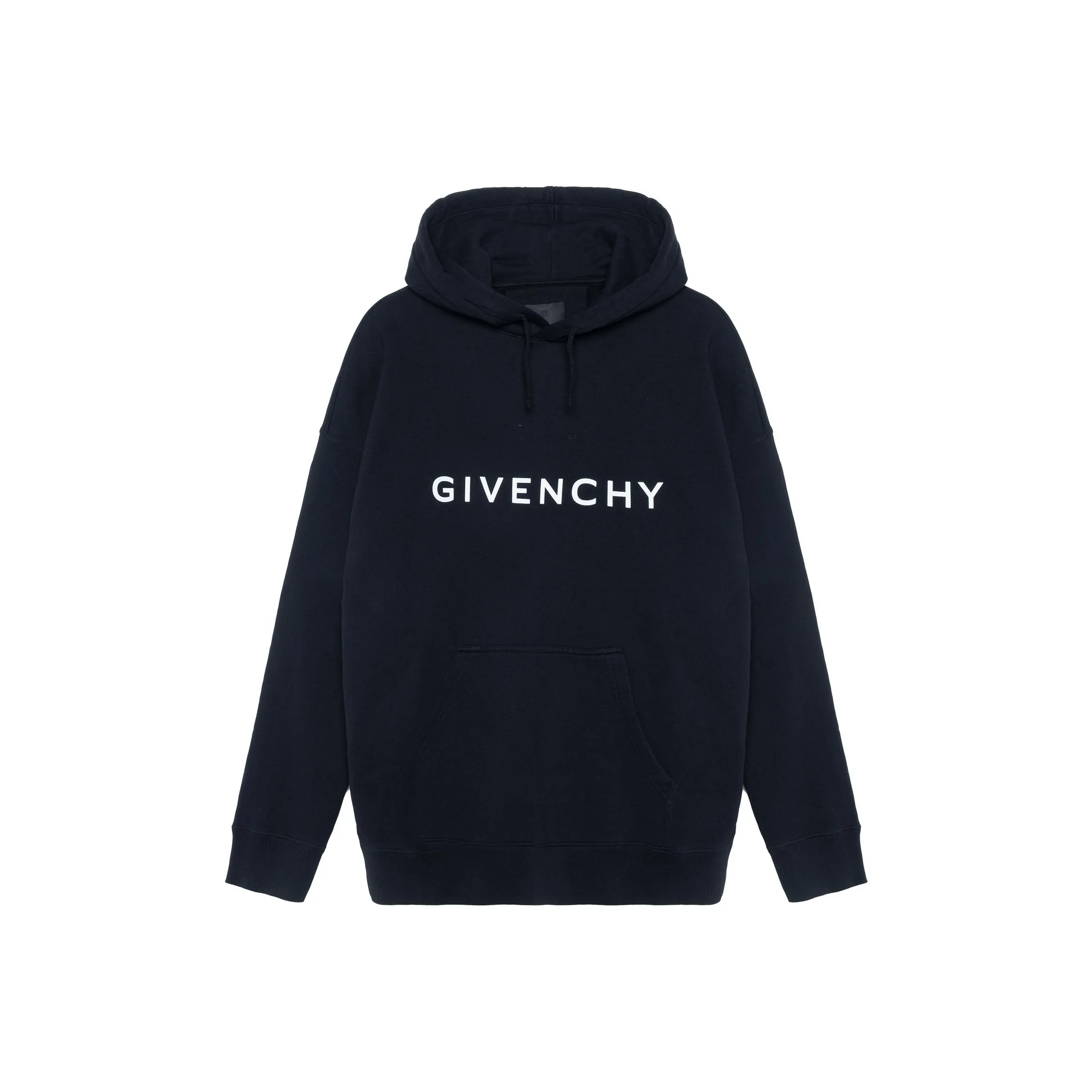 Givenchy Logo Printed Drawstring Hoodie