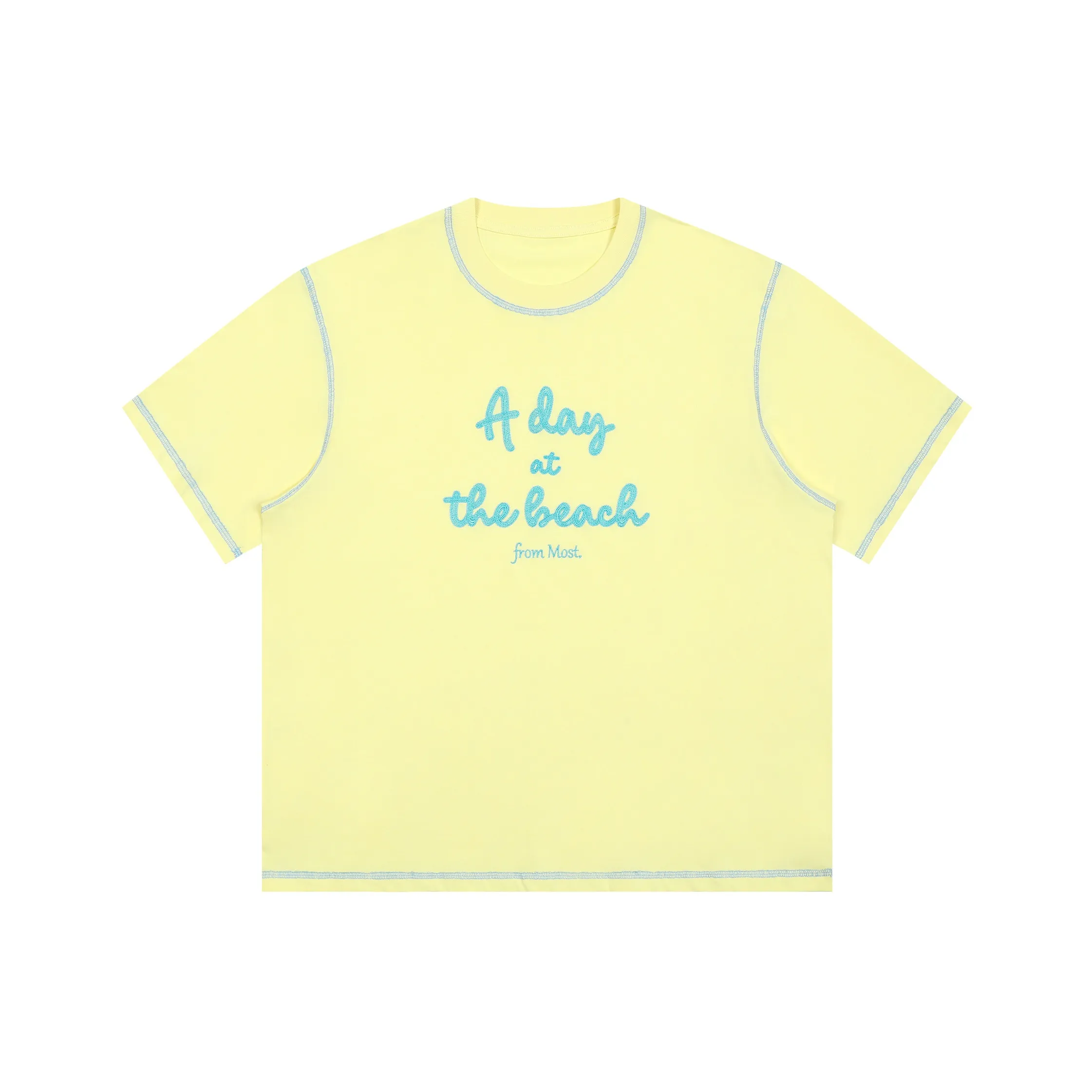MostwantedLab T Shirt Unisex Yellow Cream