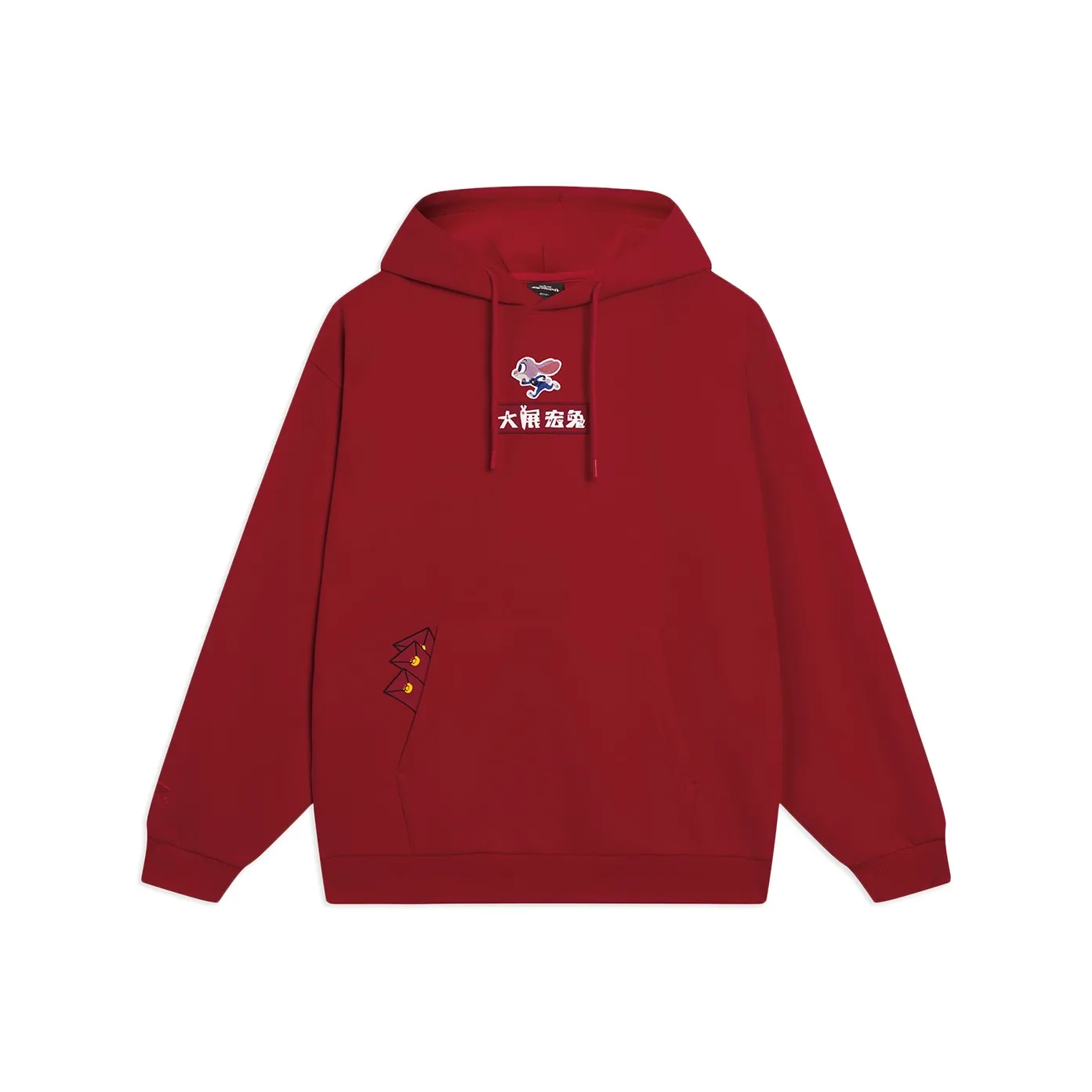 LiNing x Disney Толстовка Унисекс Агат Красный