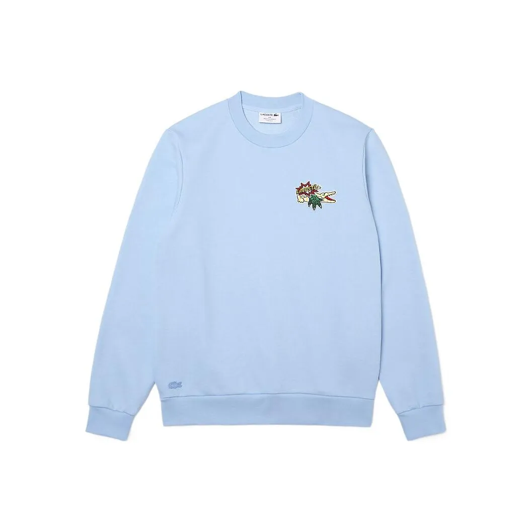 LACOSTE Collaboration Светло-Синие Мужские Толстовки