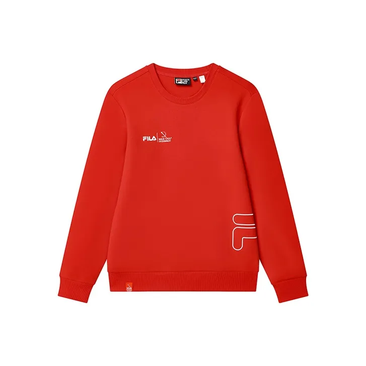 FILA Sweatshirts Men's Dark Rhythm Red