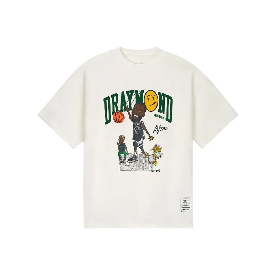 Converse Dustin O. Canalin Draymond Green T Shirt Unisex White Egret