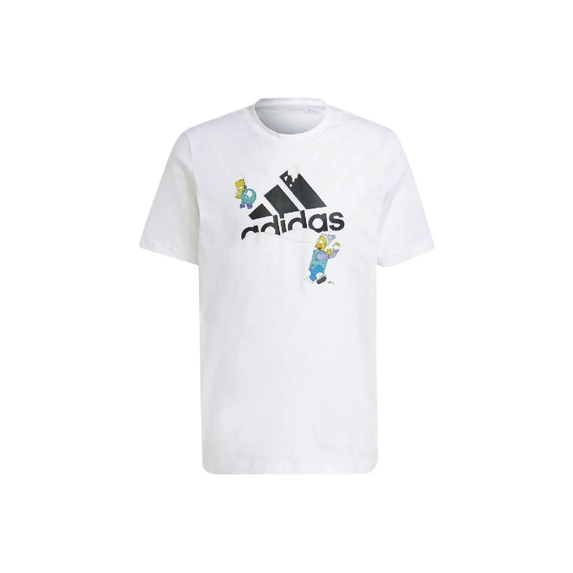 Adidas x The Simpsons Graphic Tee T-Shirt Рубашка Мужская Белая