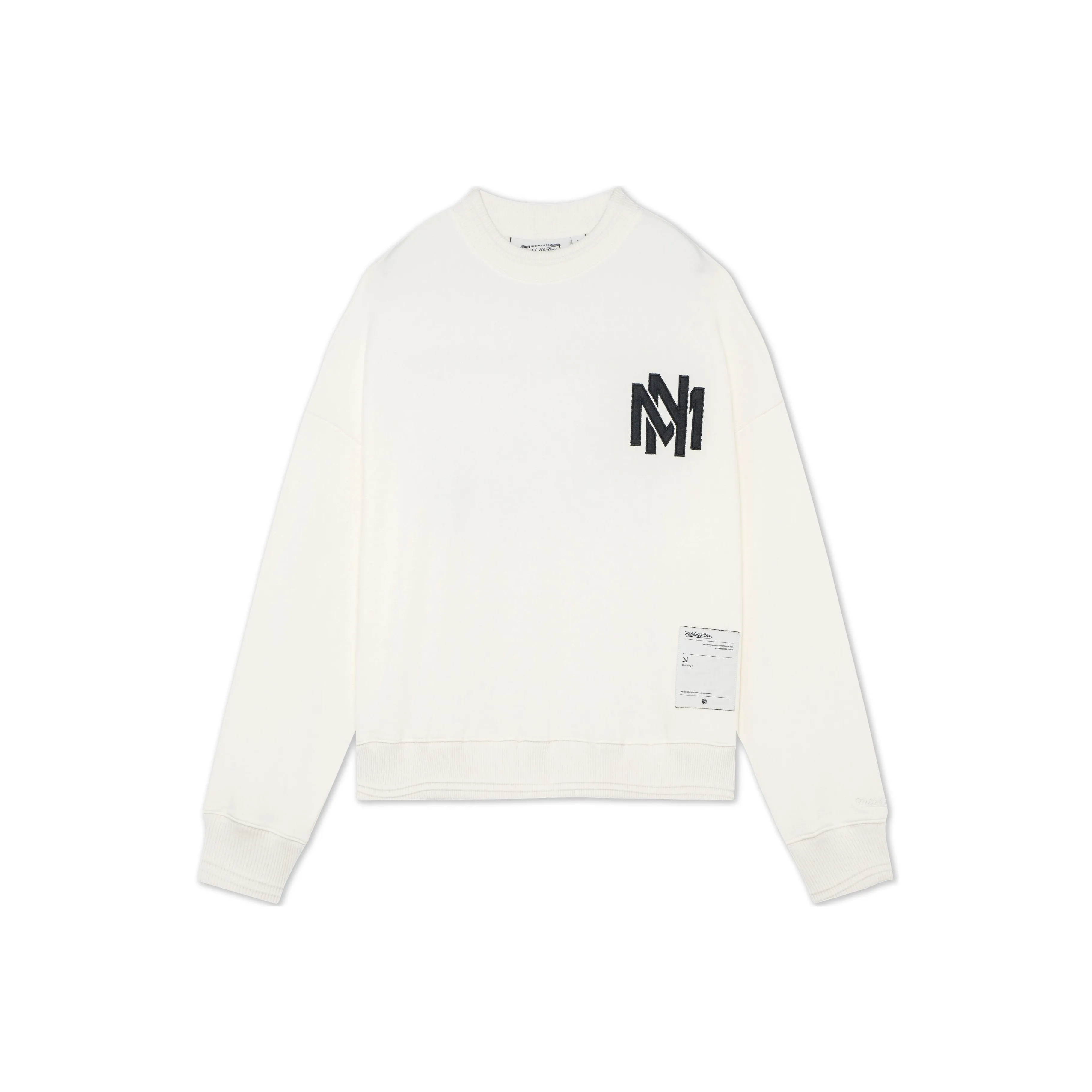 Mitchell Ness Белый Унисекс Свитшоты