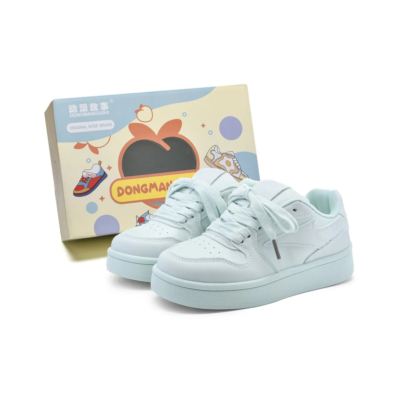 Anime Story Slip-resistant Abrasion-resistant Lightweight Breathable Low-top Skateboard Shoes Women's