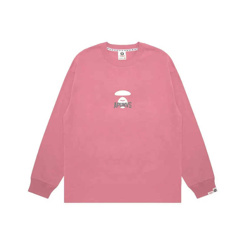 Aape By *A Bathing APE® Moonface Basic Long Sleeve Tee