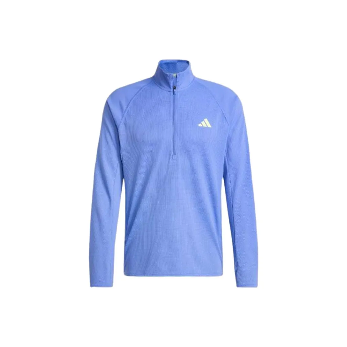 Adidas AdizeroAEROREADY Running Quarter Zip Long Sleeve Long Sleeve Top T Shirt Men Cobalt Blue