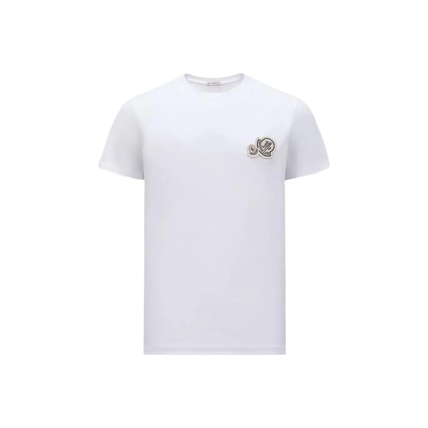 Moncler Белая Мужская T-рубашка