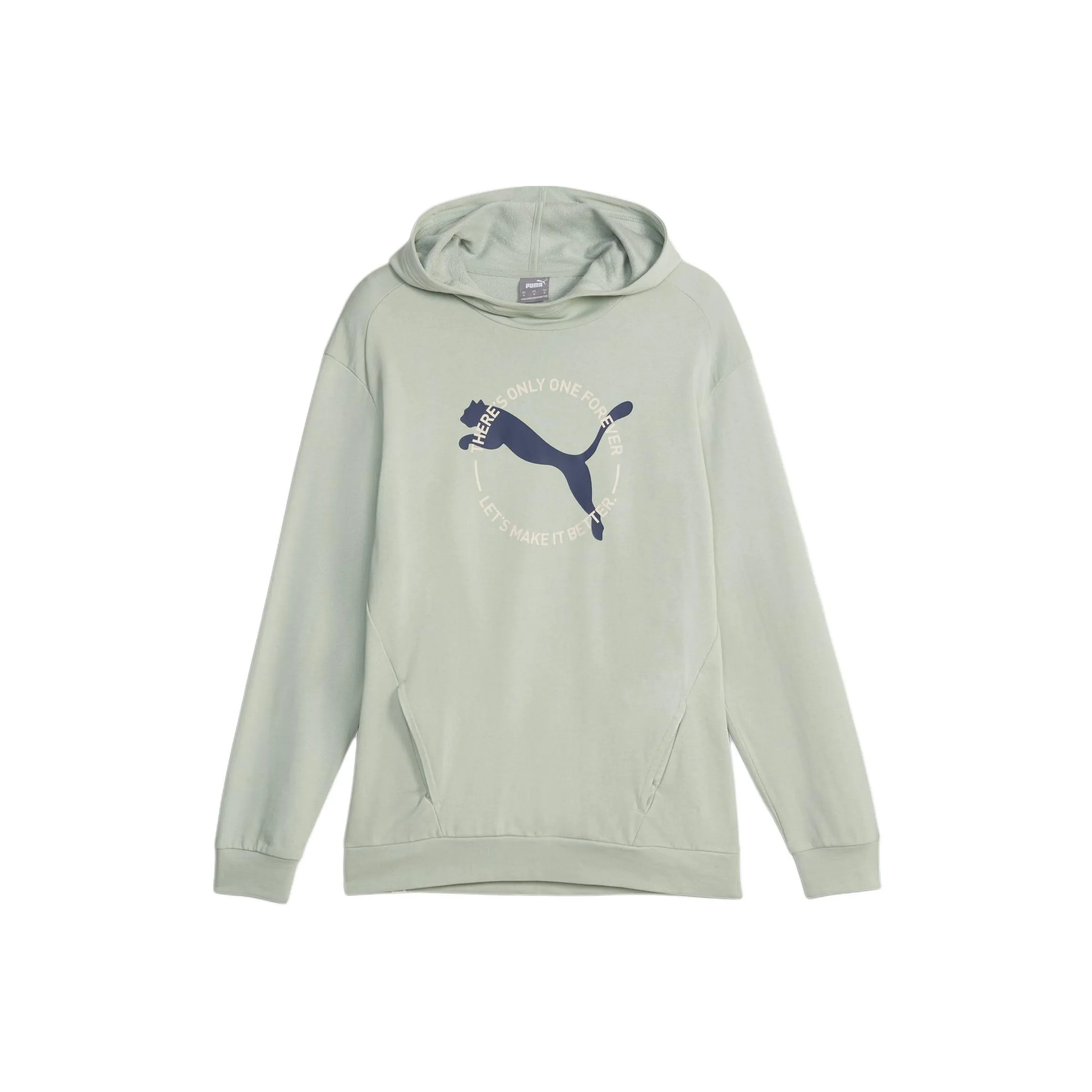 PUMA BETTER SPORTSWEAR Мужской худи свитшот мужской зеленый Туманный