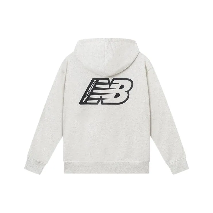 New Balance Sweatshirts Men's Gray White
