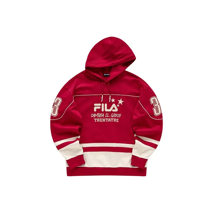 FILA FUSION Толстовка Унисекс Китайский Красный