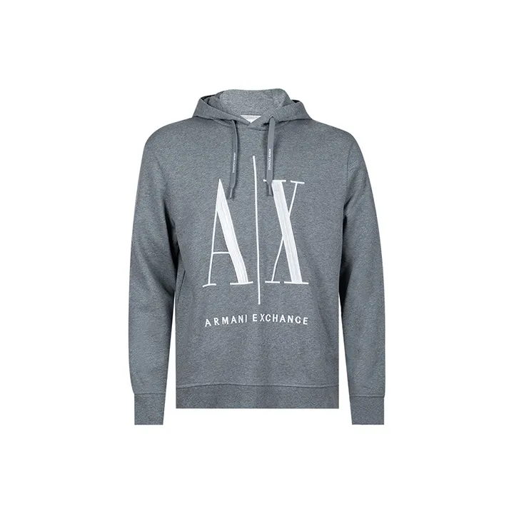 ARMANI EXCHANGE Logo print Pullover Hoodie