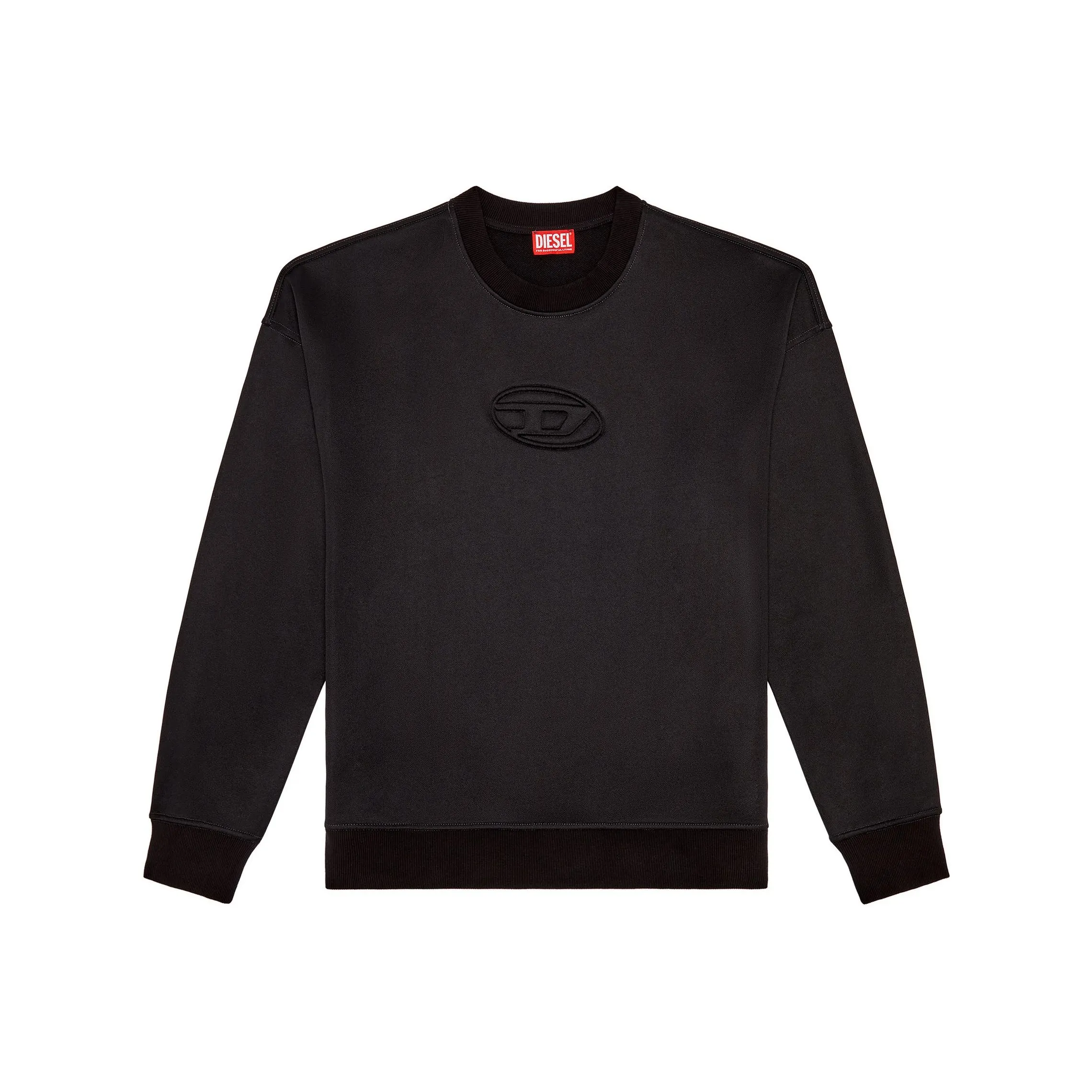 DIESEL Мужские черные свитшоты
