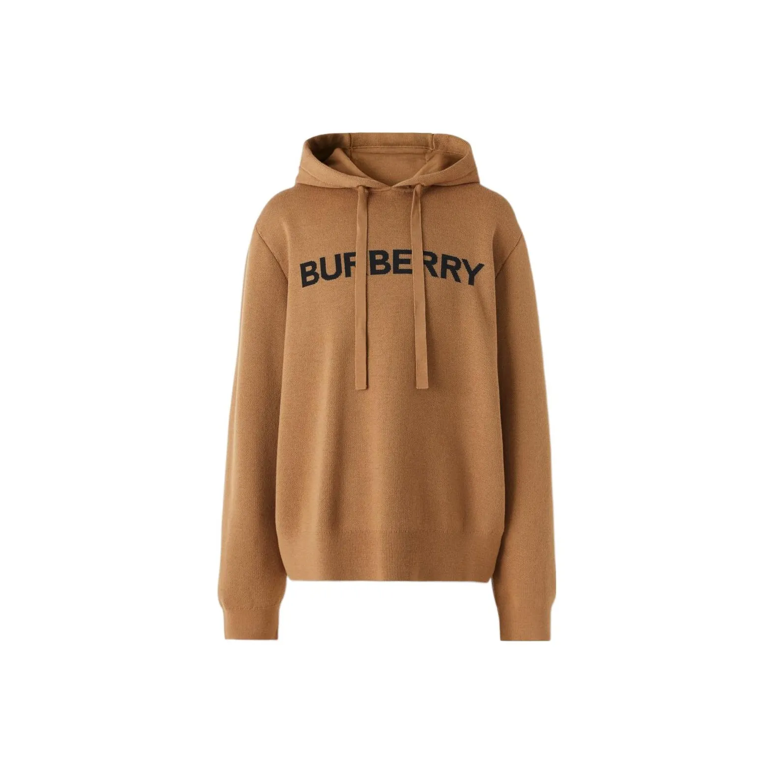 Burberry Logo Intarsia Wool cotton Oversized Hoodie