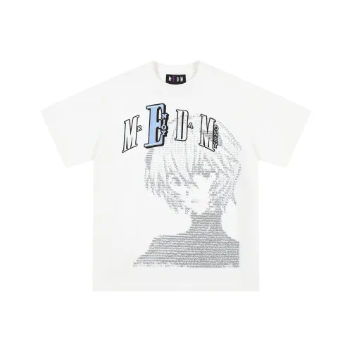 MR.ENJOYDA MONEY MEDM x EVA Collaboration Белая унисекс футболка
