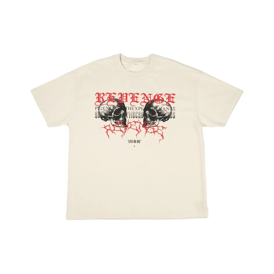 Revenge T Shirts Unisex Apricot